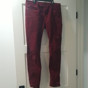 Kut from the Kloth Dark Red Skinny Pants